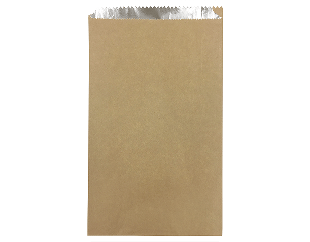 Foil Lined Paper Bags (Extra Large Brown) | Castaway® Food Packaging