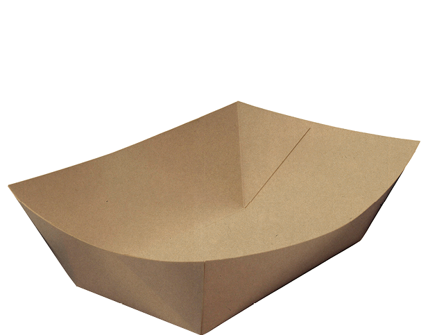 Extra Large Rediserve Paper Tray Brown Kraft Castaway Food Packaging Shop